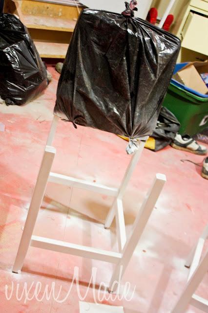 Reupholstered Bar Stools