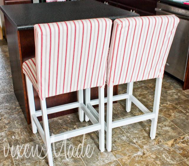 Reupholstered Bar Stools