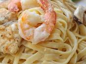 Fettuccine White Sauce with Seafood
