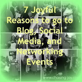 7 Joyful Reasons to go to Blog, Social Media, and Networking Events