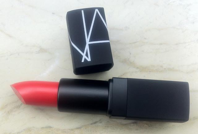 NARS Semi-matte Lipstick Heatwave - Review, Swatches