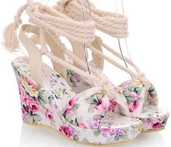 Sexy Wedge Heels Spring Trend For Women Feet