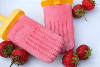 Strawberry Creamsicles (Dairy, Gluten/Grain and Refined Sugar Free)