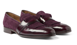 Summer Sartorial All The Way Into Fall:  Jimmy Choo Radnor Leather and Suede Loafers