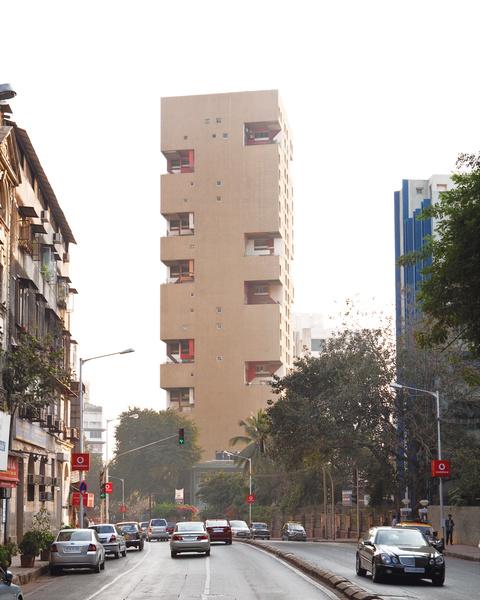 Correia modern apartment block Mumbai