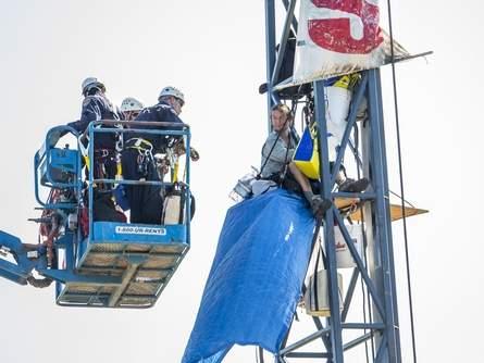 CHP Removes Willits Bypass Protester from Tower