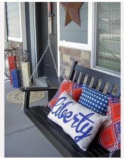 Pretty Patriotic Porches!