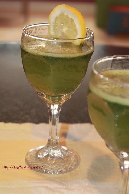 Mint and Lemon juice