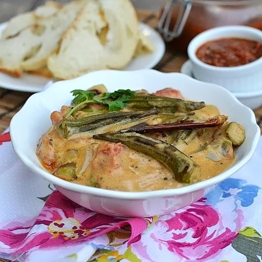 Dahi Bhindi (Okra in Yogurt Sauce)