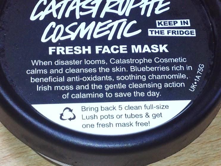 Lush Catastrophe Cosmetics Fresh Face Mask Review