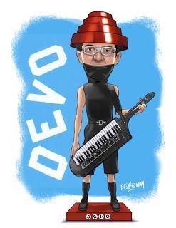 DEVO Energy Dome Throbblehead Limited to 2000 Numbered Figures