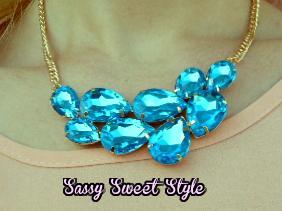 blush-blue-faceted-teardrop-cluster-necklace