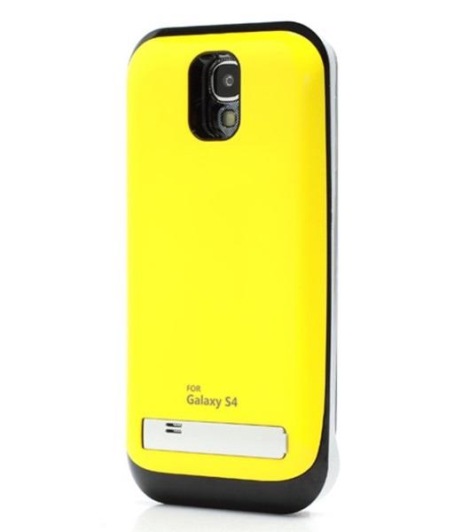 External Battery Case for Galaxy S4 - Yellow