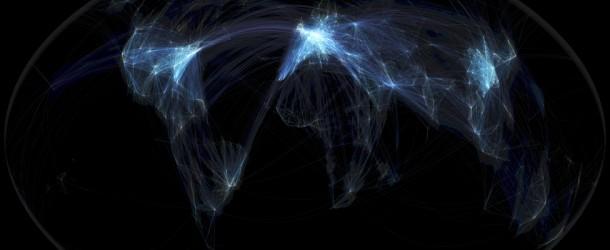 Global Flight Paths That Light Up The World