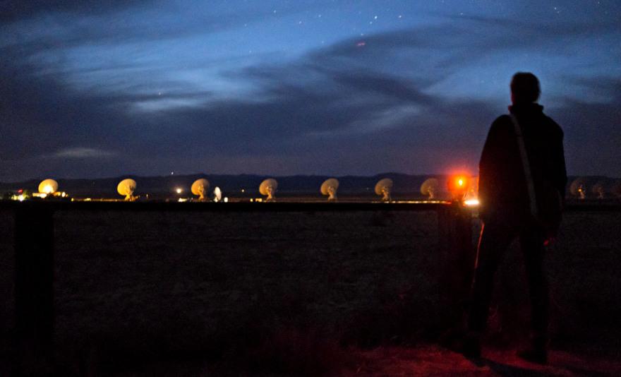 Dreaming of the Universe at Very Large Array on my birthday. Image by Charlene Winfred.