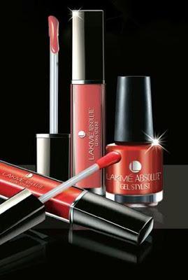 Lakme Absolute Gel Stylist (Nail Paint) and Gloss Stylist (Lip Gloss) Range