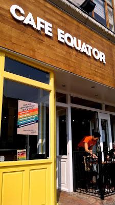 Wez in Cafe Equator... Derby, UK