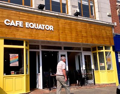 Wez in Cafe Equator... Derby, UK