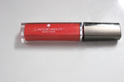 Review and Swatches | Lakme Absolute Gloss Stylist (Lip Glosses) Coral Sunset, Burgandy Burn, Rust Crush, Berry Cherry