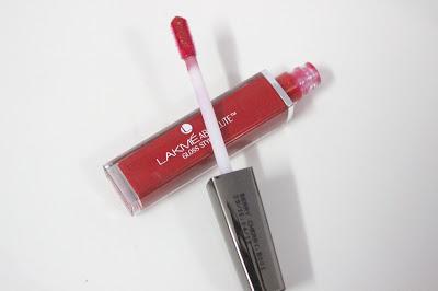 Review and Swatches | Lakme Absolute Gloss Stylist (Lip Glosses) Coral Sunset, Burgandy Burn, Rust Crush, Berry Cherry