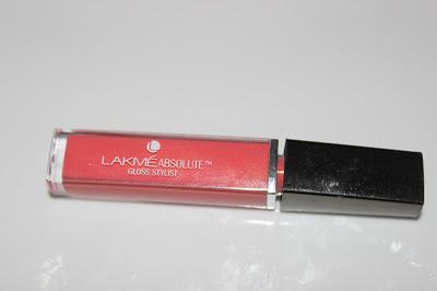 Review and Swatches | Lakme Absolute Gloss Stylist (Lip Glosses) Coral Sunset, Burgandy Burn, Rust Crush, Berry Cherry