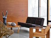 Vintage Furniture-Filled Prefab Living Room Upstate York