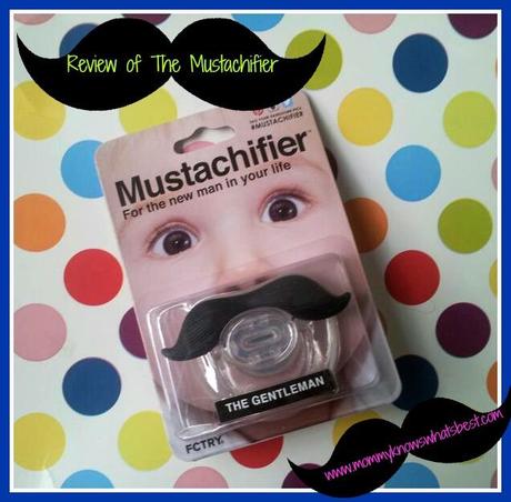 Cool Baby Gift, the Mustachifier Mustache Pacifier for Babies