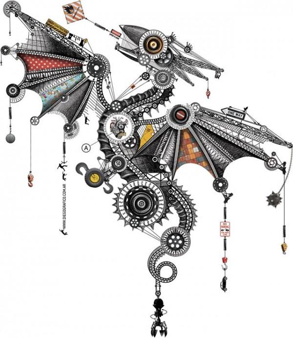 mechanical-dragon