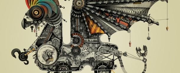 A menagerie of mechanical animals by Diego Mazzeo