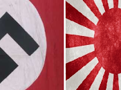 Nazi Swastika Japanese Rising Flag
