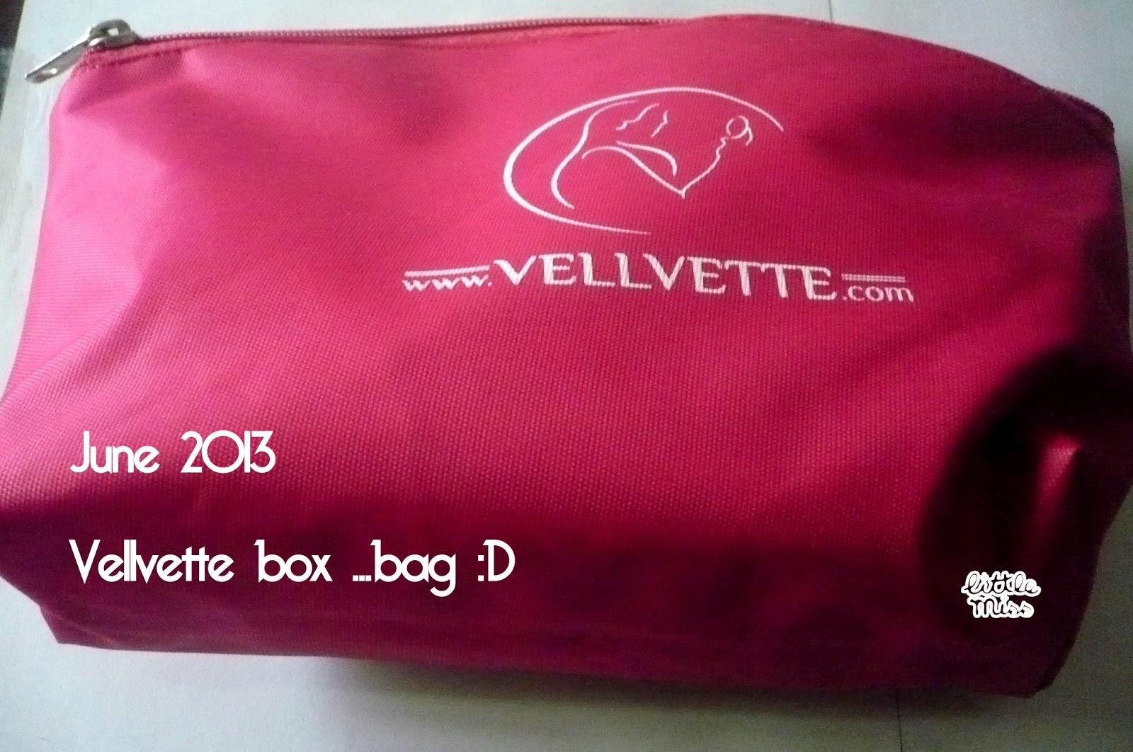 My June 2013 Vellvette Box !