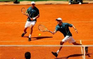 Poach doubles tennis match Bryan Brothers