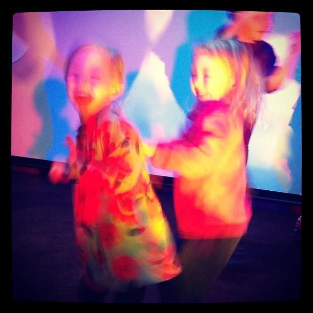 Kids having fun at the disco