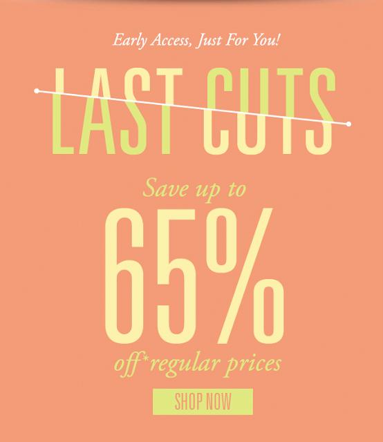 FLASH SALE - Neiman Marcus's CUSP