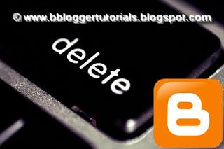 How to Delete Blog on Blogger