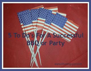 5 To Do's For a Successful BBQ or Party