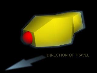 the strange case of the bright yellow-bodied and red-nosed UFO being tractor-beamed into the airport