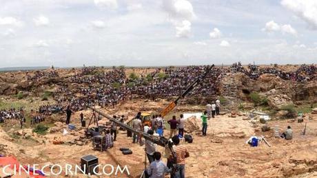 prabhas bahubali pics photos images gallery Checkout Huge Crowds At Bahubali Shoot   Photo