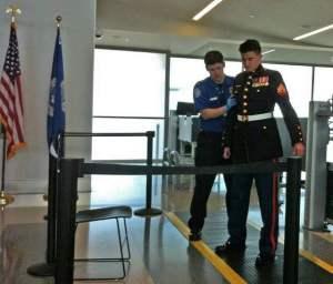 Our soldiers subjected to insane rules by TSA. Photo courtesy of Patricia Martin.