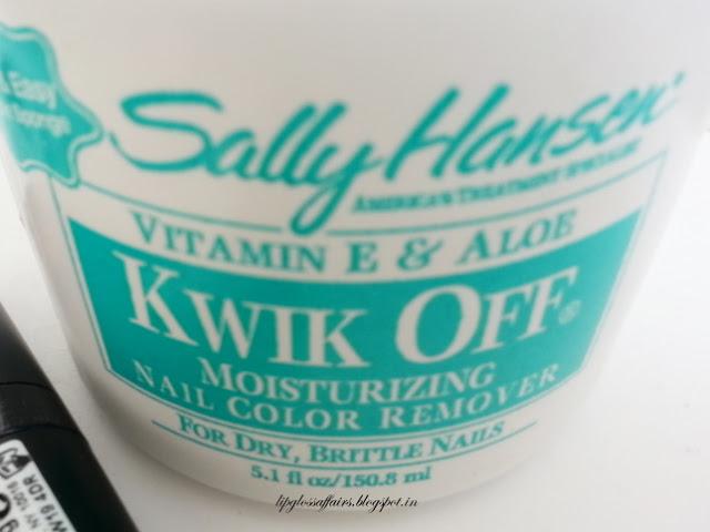 ♥ Sally Hansen Kwik Off Moisturizing Nail Color Remover ♥