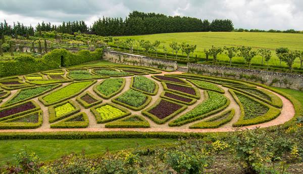photo of shaped gardens at  La Chatonniere