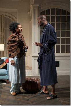 Chris Boykin and Alana Arenas in Steppenwolf Theatre Company’s production of Belleville by Amy Herzog, directed by Anne Kauffman. (photo credit: Michael Brosilow)