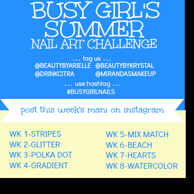 Busy Girls Summer Nail Art Challenge - Polka Dots