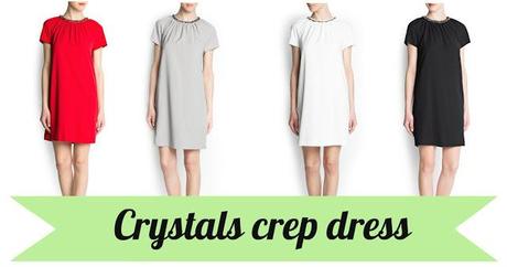 Mango Crystals crepé dress | Sale