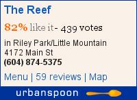 The Reef on Urbanspoon