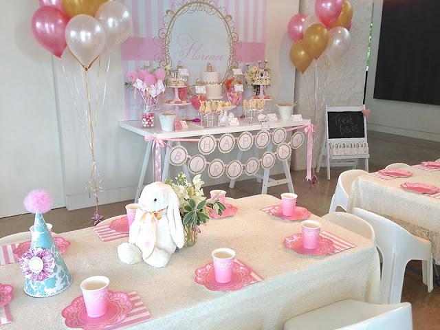 A Vintage Bunny Rabbit Themed 1st Birthday By Centre Of Attention