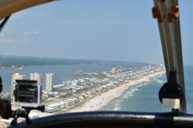 Piper PA28 Flight Over Gulf Shores with Rod Kellogg