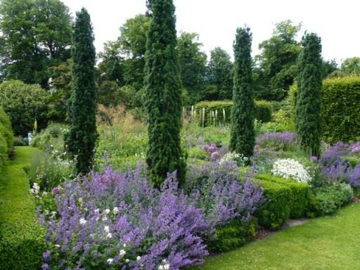 topiary yews and box hedging