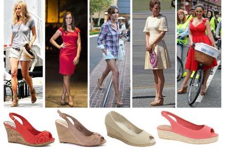 summer shoes new look matalan asos wedge heels laura robson jennifer aniston cheryl cole kelly brooke kate middleton summer footwear