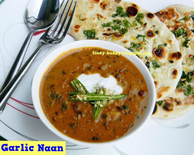 Butter Garlic Cilantro Naan / Naan recipe Without Yeast